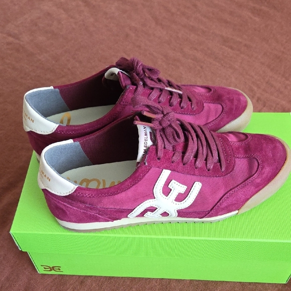 Sam Edelman Suede Ivey Lace Up Sneaker - Picture 2 of 10